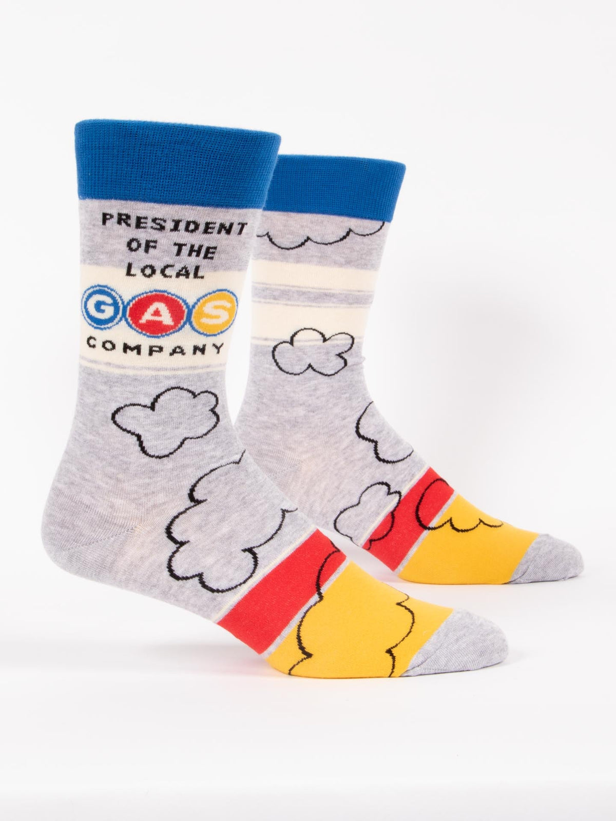 Blue QBlue Q President of the local gas company Men's socks #same day gift delivery melbourne#