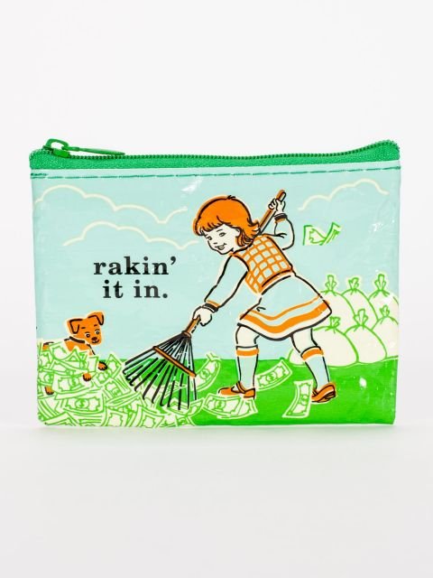 Blue QBlue Q Rakin' it in Coin Purse #same day gift delivery melbourne#