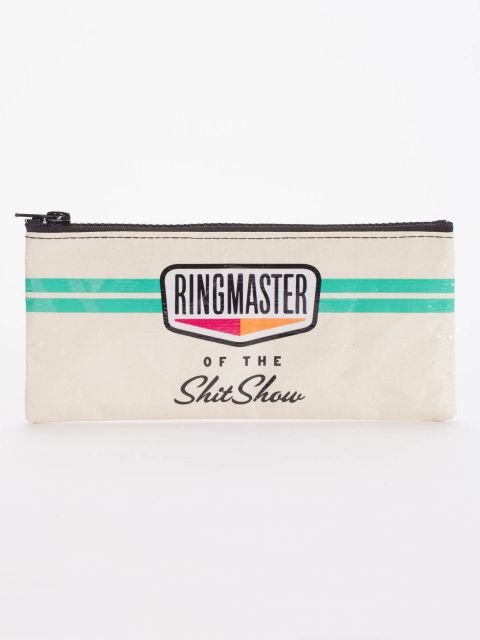 Blue Q Ringmaster of the Shitshow Pencil Case