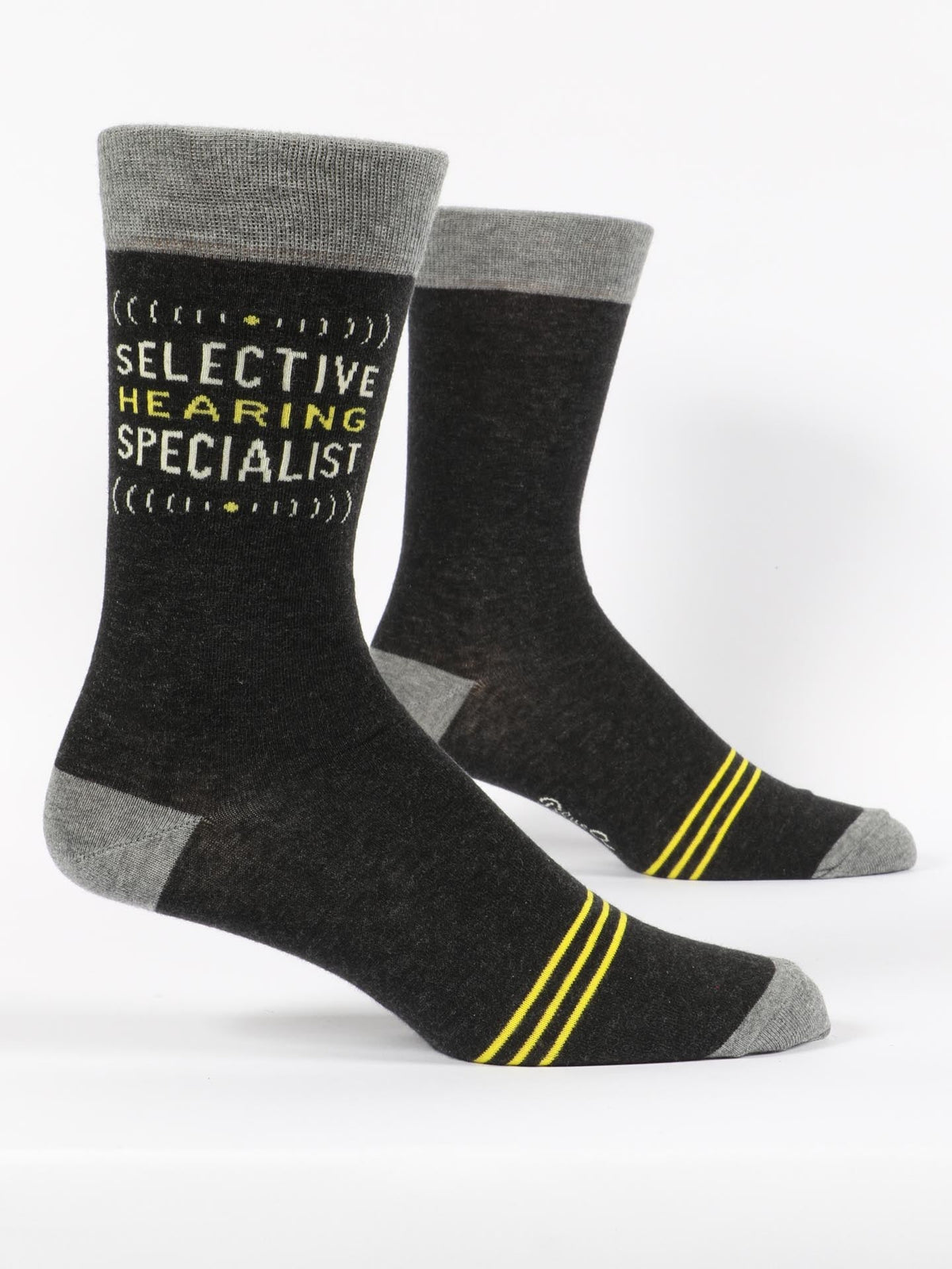 Blue QBlue Q Selective Hearing Men's socks #same day gift delivery melbourne#