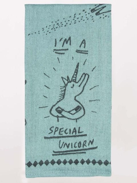 Blue QBlue Q Special Unicorn Tea Towel #same day gift delivery melbourne#
