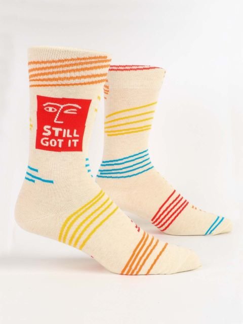 Blue QBlue Q Still Got It Men's socks #same day gift delivery melbourne#