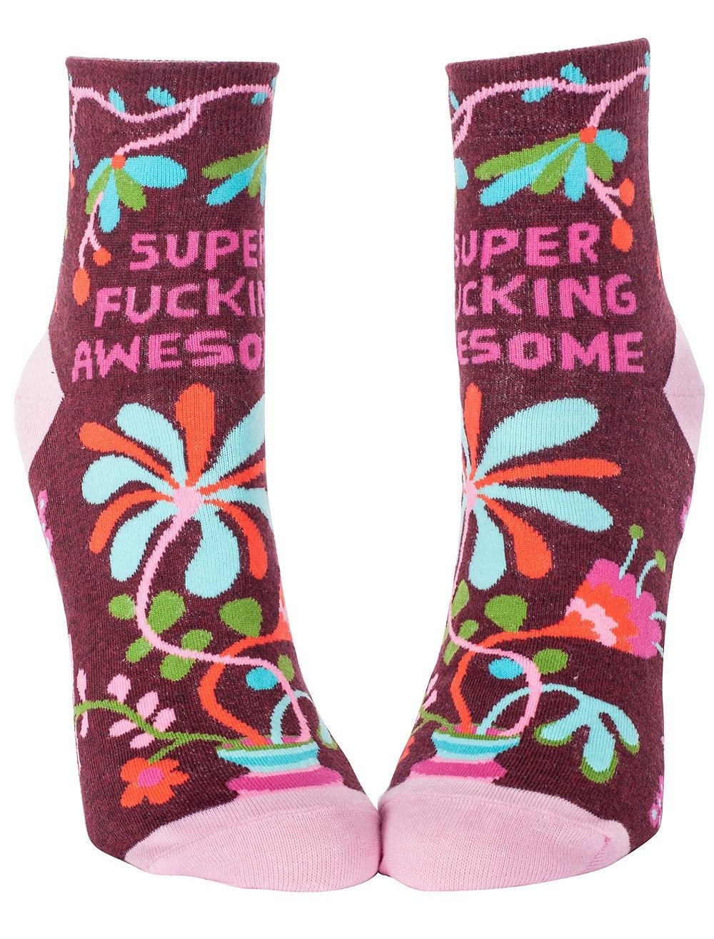 Blue Q Super Fucking Awesome Women's Ankle Socks