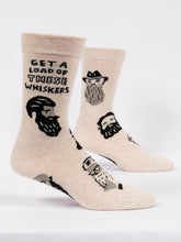 Blue QBlue Q These Whiskers Men's socks #same day gift delivery melbourne#