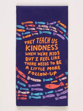 Blue QBlue Q They Teach Kindness Tea Towel #same day gift delivery melbourne#