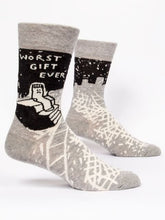 Blue QBlue Q Worst Gift Ever Men's socks #same day gift delivery melbourne#