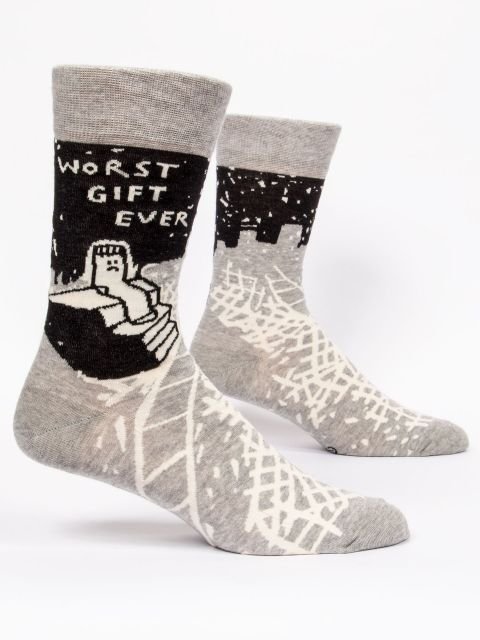 Blue Q Worst Gift Ever Men's socks
