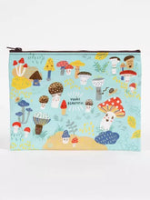 Blue Q Cute Lil Mushroom Zipper Pouch