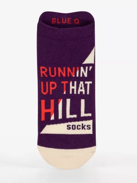 Blue Q Runnin' Up Sneaker Socks.