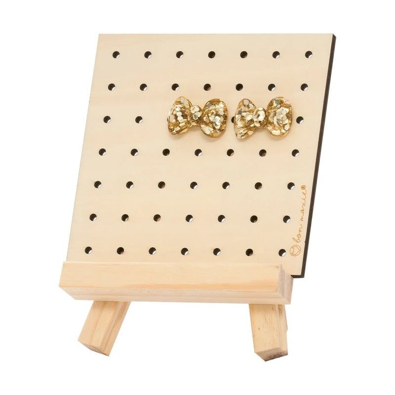 Bon MaxieBon Maxie Standing Earring Holder - Natural Wood #same day gift delivery melbourne#