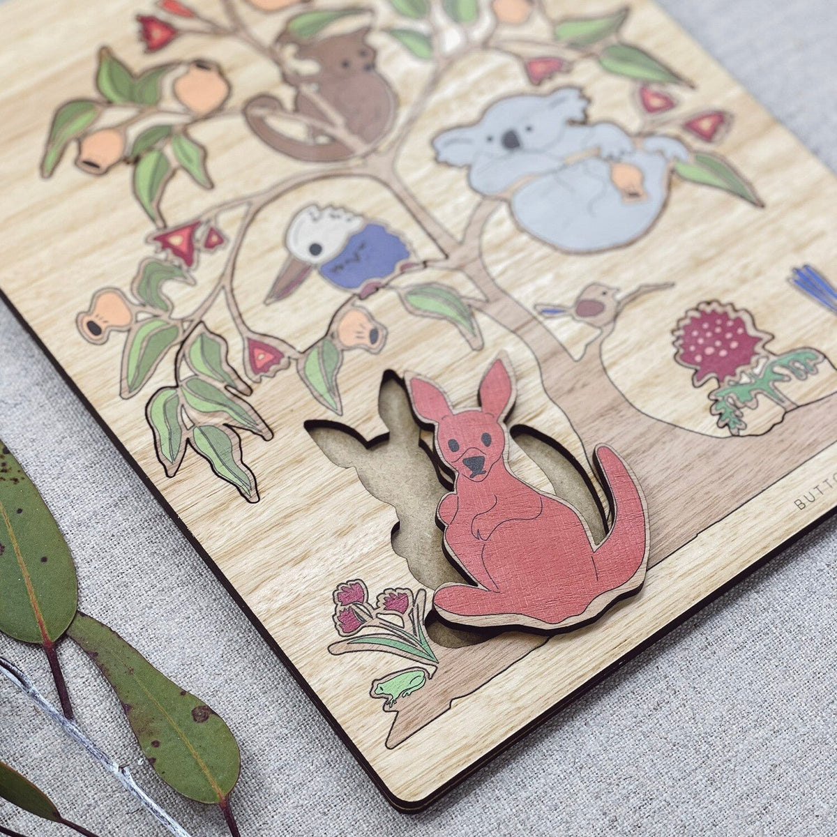 ButtonworksButtonworks Wildlife Tree Puzzle #same day gift delivery melbourne#