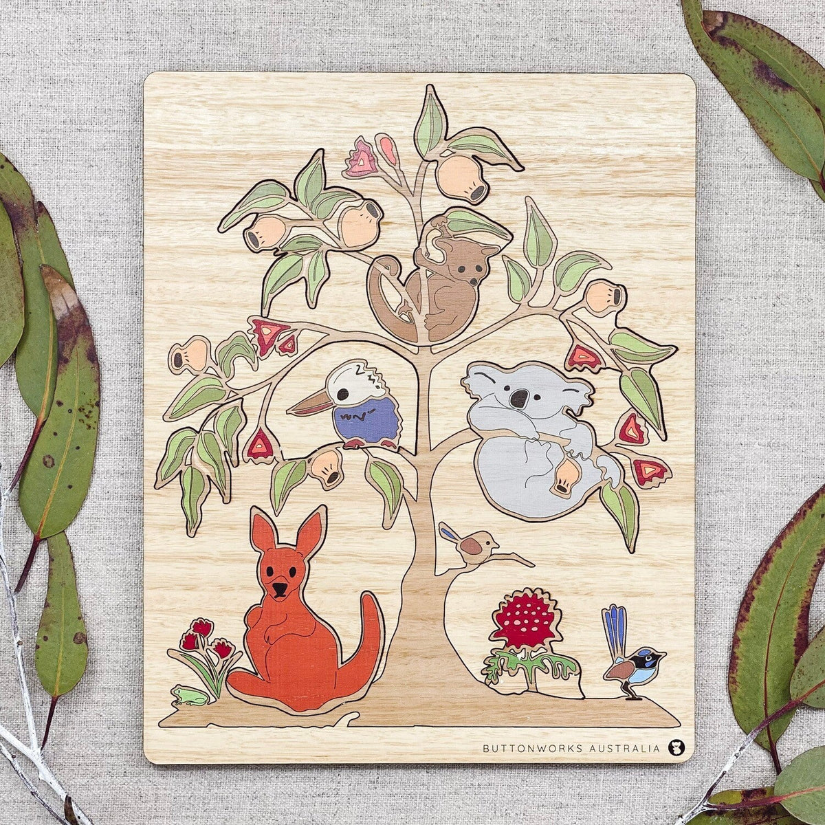 ButtonworksButtonworks Wildlife Tree Puzzle #same day gift delivery melbourne#