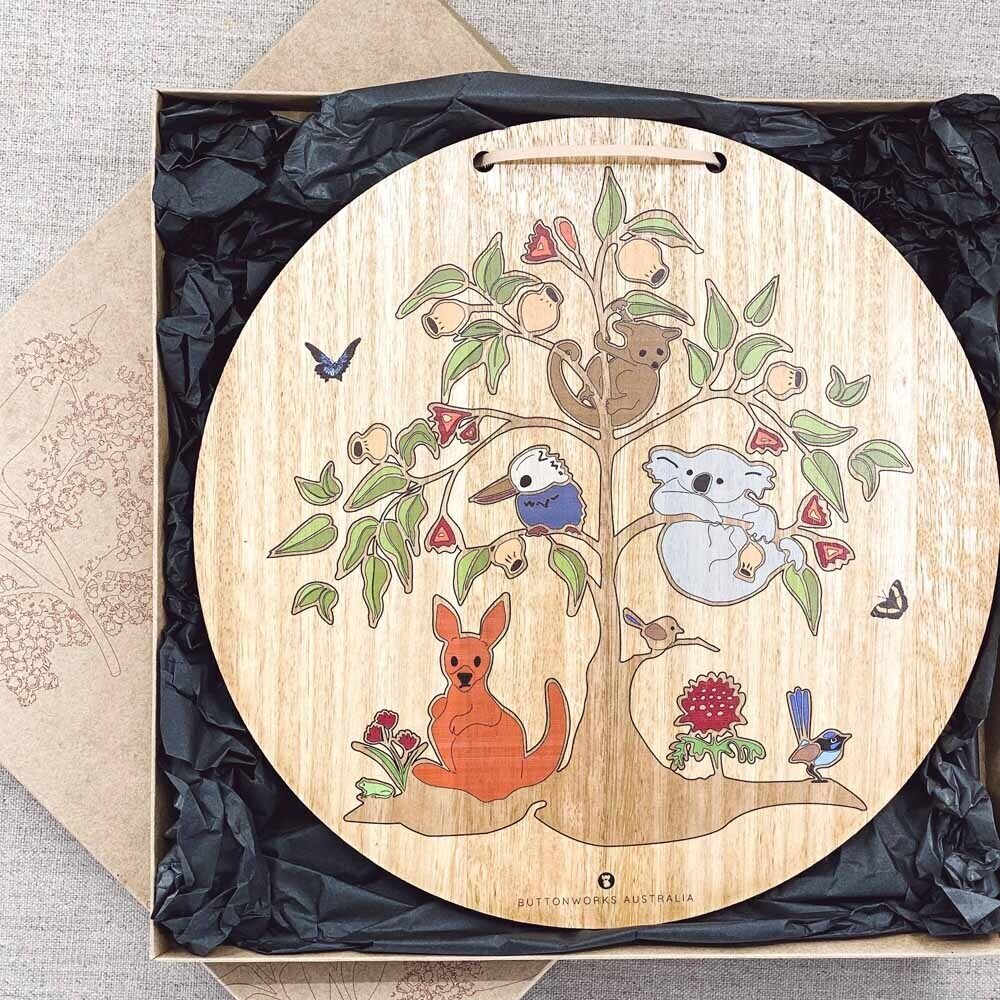 ButtonworksButtonworks Wildlife Tree Wall Hanging #same day gift delivery melbourne#