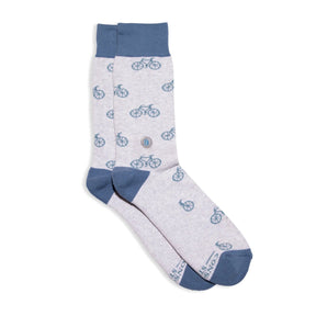 Conscious Step Socks that Give Books - Bike