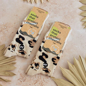 Conscious Step Socks that Protect Cheetahs