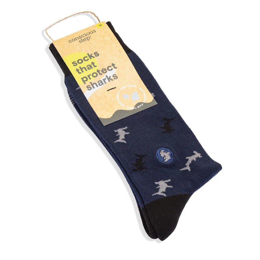 Conscious StepConscious Step Socks that Protect Sharks #same day gift delivery melbourne#