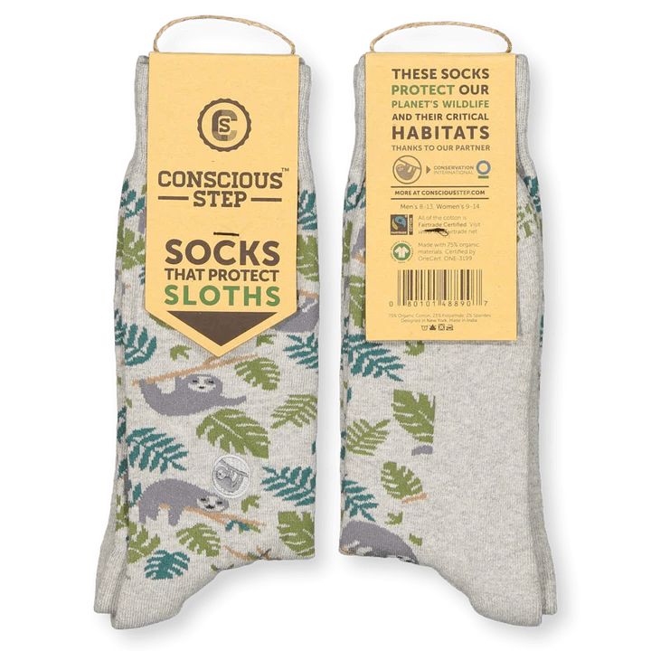 Conscious StepConscious Step Socks That Protect Sloths #same day gift delivery melbourne#