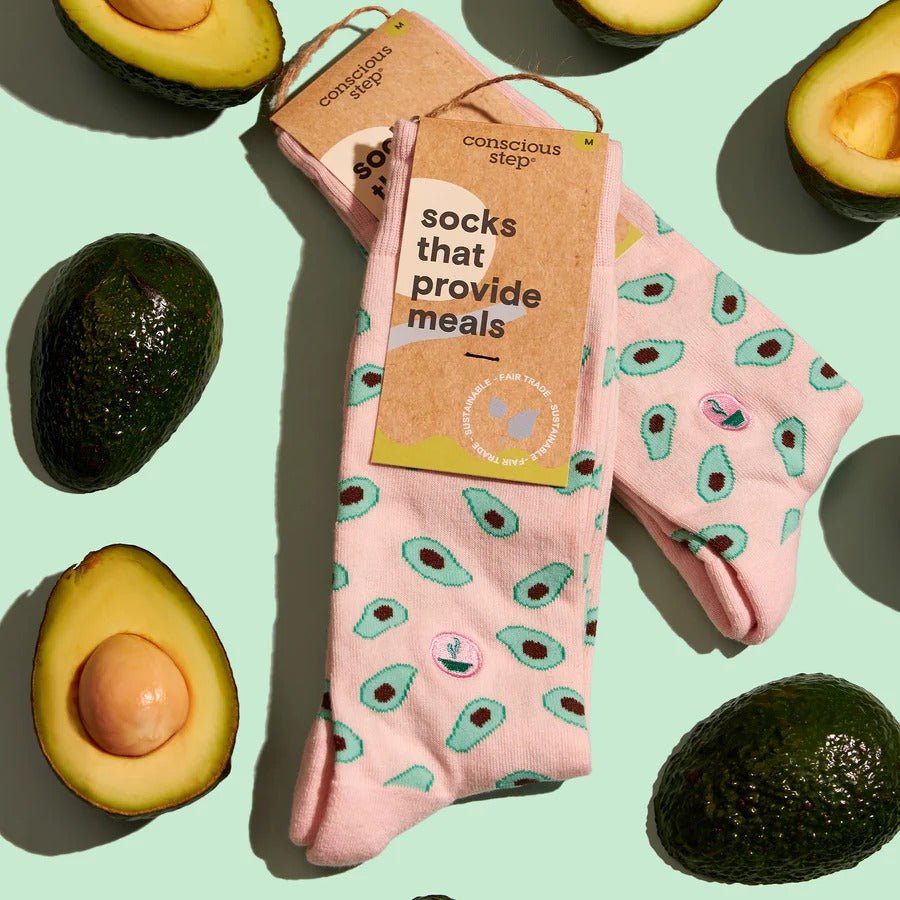 Conscious Step Socks that Provide Meals-Avo