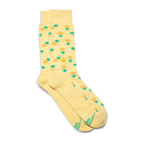 Conscious Step Socks that Provide Meals-Pineapple