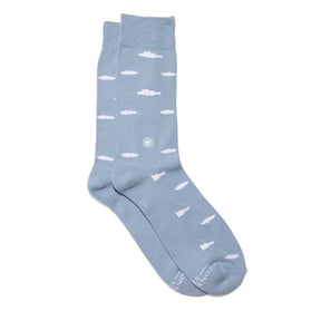 Conscious step Socks that Support Mental Health-clouds