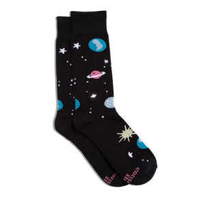 Conscious Step Socks that Support Space Exploration-Galaxy