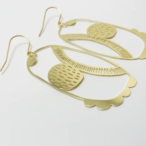 DENZ Art School dangles in gold