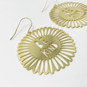 DENZ Be Kind Flowers in gold