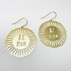 DENZ Be Kind Flowers in gold