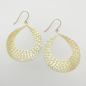 DENZ Boho #4 Hoops in gold