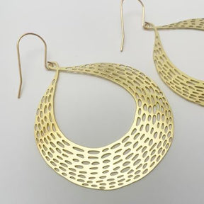 DENZ Boho #4 Hoops in gold