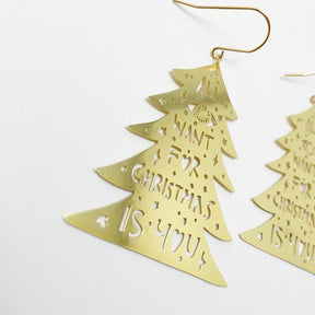 DENZ Christmas Trees in gold