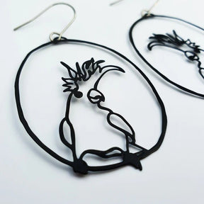 DENZ Cockys in black dangles