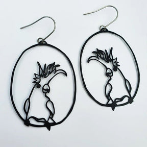 DENZ Cockys in black dangles