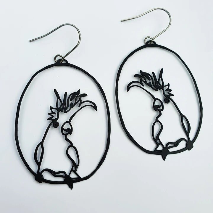 Denz + coDENZ Cockys in black dangles #same day gift delivery melbourne#