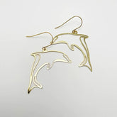 Denz + coDENZ Dolphin dangles in gold #same day gift delivery melbourne#