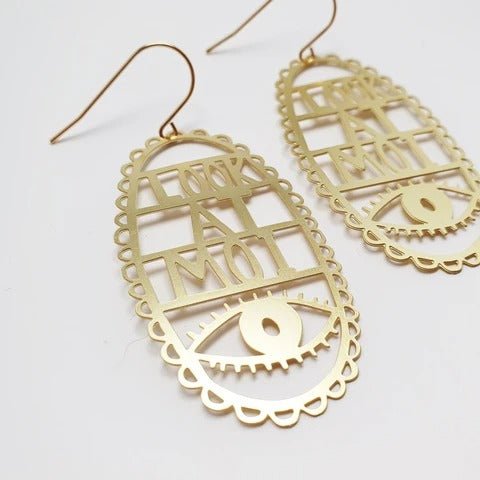 Denz + coDENZ Look at moi dangles in gold #same day gift delivery melbourne#