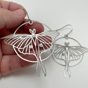 DENZ Luna Moths in silver