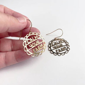 DENZ Mini Calm Your Farm dangles in gold