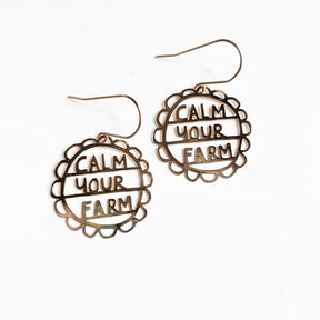 DENZ Mini Calm Your Farm dangles in gold