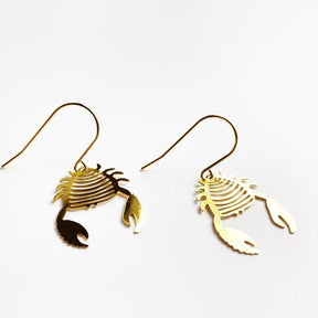 DENZ Mini Crab dangles in gold