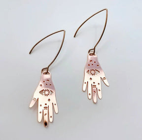 DENZ Mini Magic hand dangles in rose gold