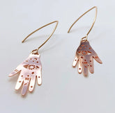 Denz + coDENZ Mini Magic hand dangles in rose gold #same day gift delivery melbourne#