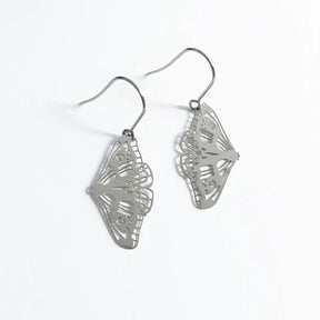 DENZ Mini Moth dangles in silver