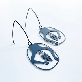 DENZ Mini Peggy dangles in black