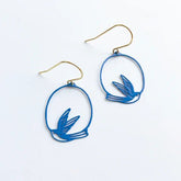 Denz + coDENZ Mini Swallow dangles in blue #same day gift delivery melbourne#