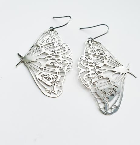 Denz + coDENZ Moths in silver #same day gift delivery melbourne#