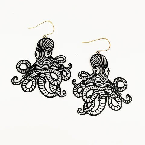 DENZ Octopus dangles in black