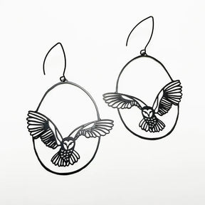 DENZ Owl dangles in black