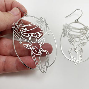 DENZ Reindeer in silver