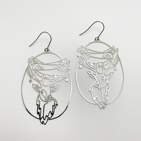 DENZ Reindeer in silver